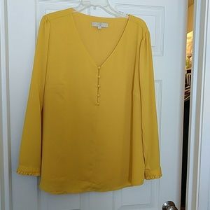 Gold/yellow blouse